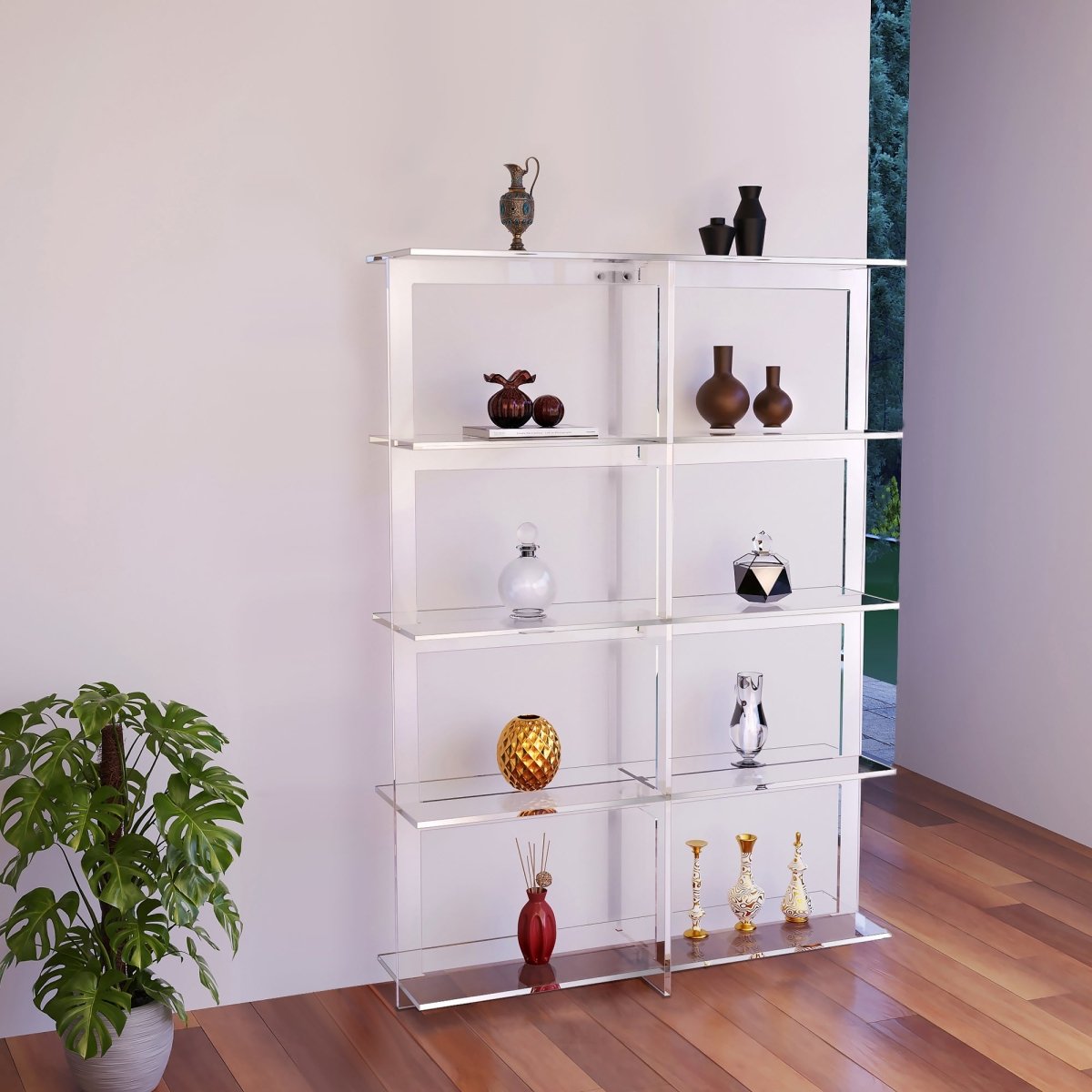 Crystal Vista Etagere - Stauber Furnishings
